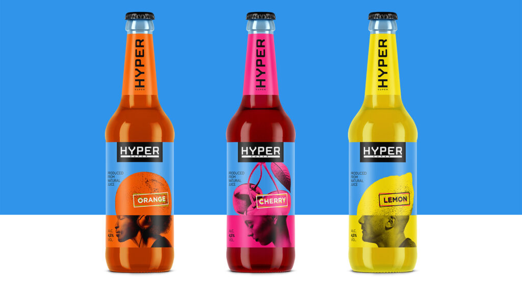 Hyper cherry organe lemon hard lemonade drink